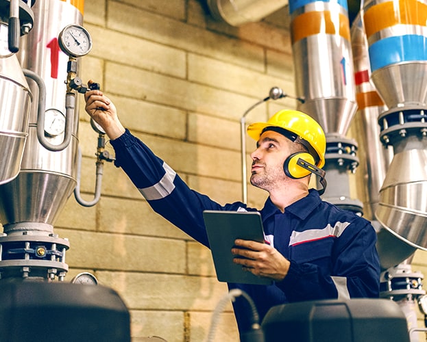 CEP engineer performing health & safety checks