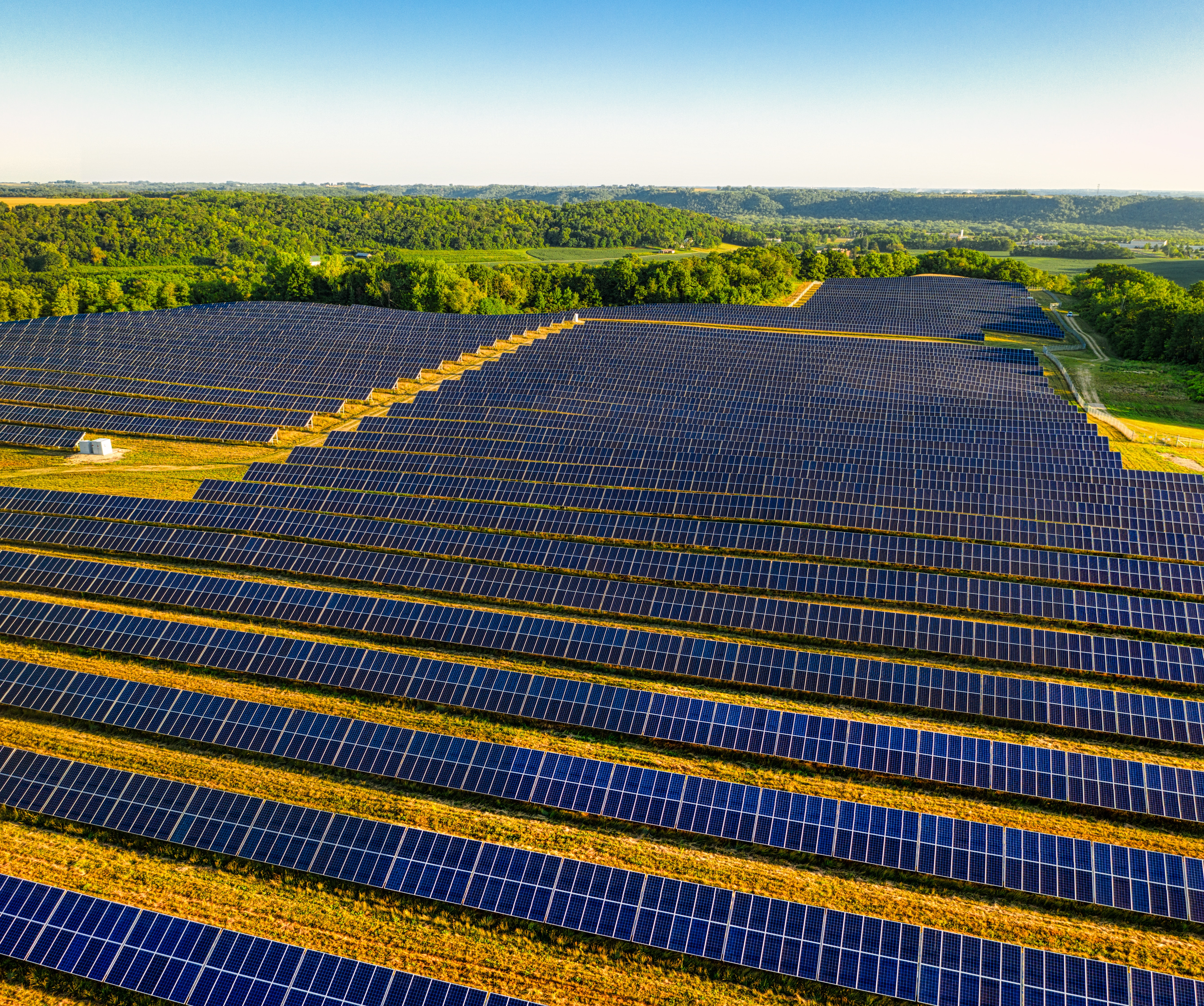 British energy strategy & solar panel farm